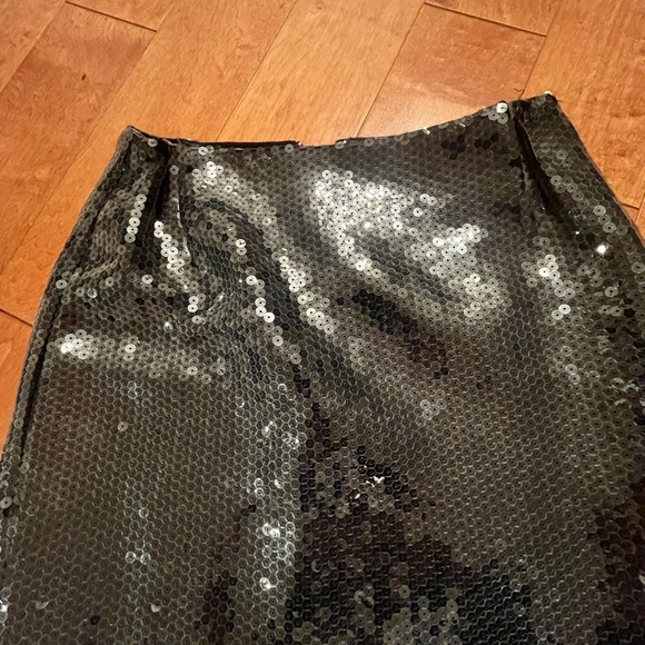 Michael Kors dark grey sequence mini skirt - Picture 8 of 12